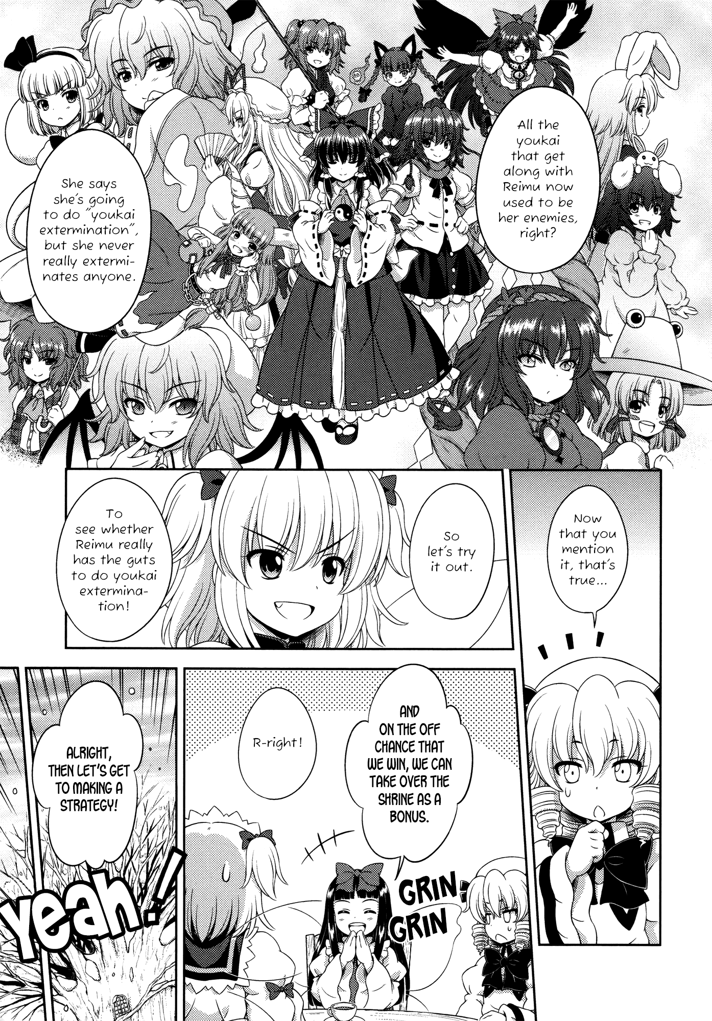 Touhou Sangetsusei: Oriental Sacred Place Chapter 18 page 8 - Chapter 18: Mysterious Soaring Shrine Maiden [END]