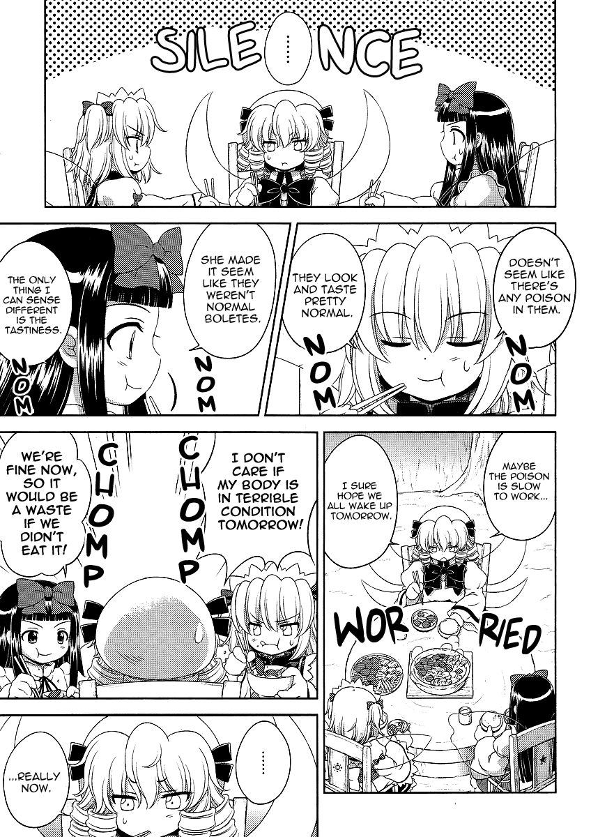 Touhou Sangetsusei: Oriental Sacred Place Chapter 7 page 11 - Chapter 7: The Boletes and the Slug (Part 1)