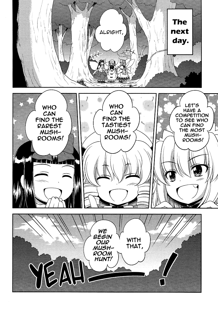 Touhou Sangetsusei: Oriental Sacred Place Chapter 7 page 4 - Chapter 7: The Boletes and the Slug (Part 1)