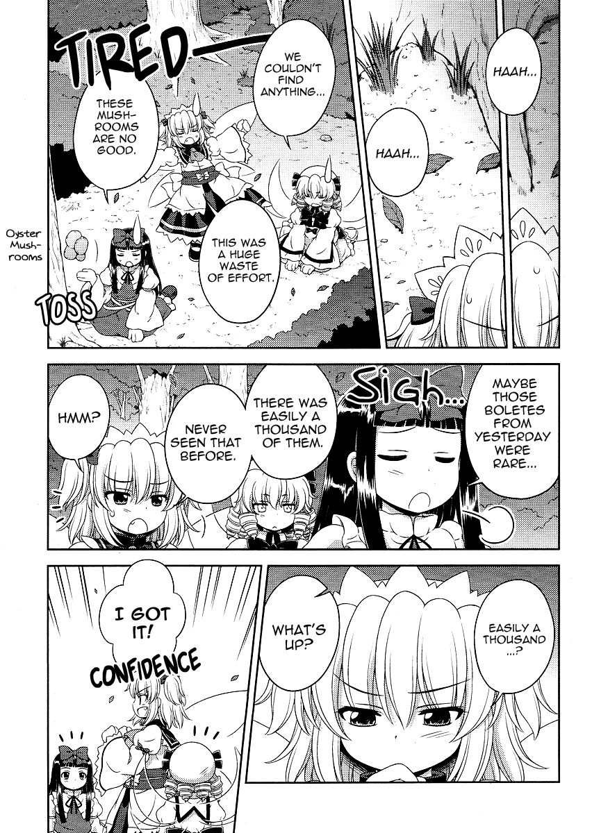 Touhou Sangetsusei: Oriental Sacred Place Chapter 8 page 11 - Chapter 8: The Boletes and the Slug (Part 2)