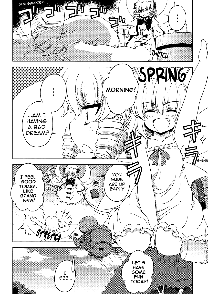 Touhou Sangetsusei: Oriental Sacred Place Chapter 8 page 2 - Chapter 8: The Boletes and the Slug (Part 2)