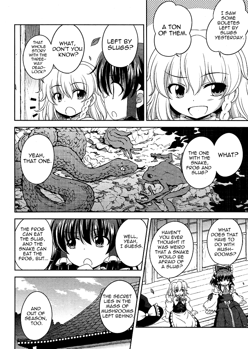 Touhou Sangetsusei: Oriental Sacred Place Chapter 8 page 8 - Chapter 8: The Boletes and the Slug (Part 2)