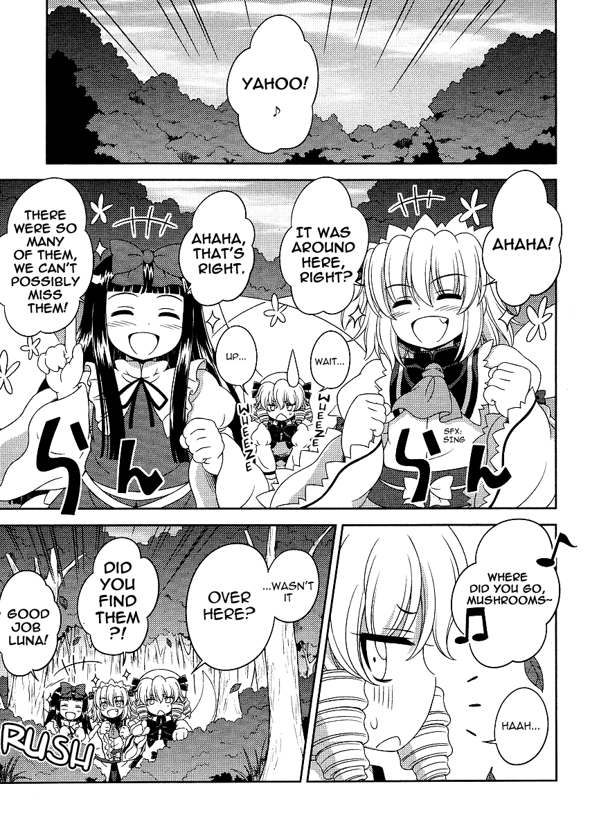 Touhou Sangetsusei: Oriental Sacred Place Chapter 8 page 9 - Chapter 8: The Boletes and the Slug (Part 2)