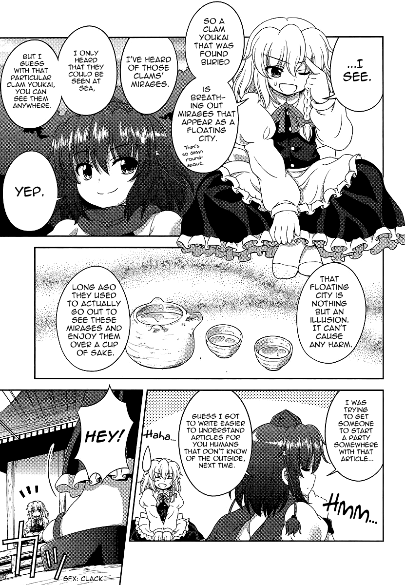 Touhou Sangetsusei: Oriental Sacred Place Chapter 9 page 21 - Chapter 9: The Youkai's Nagafu