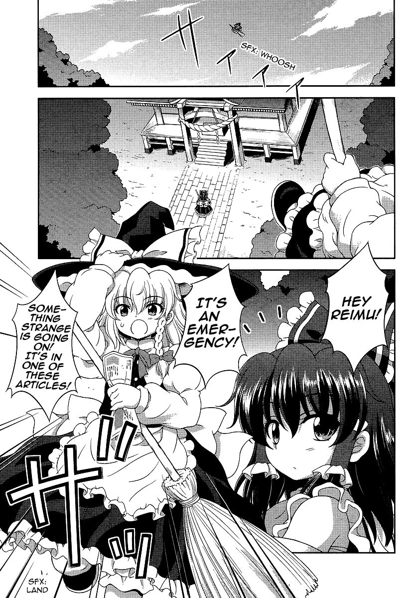 Touhou Sangetsusei: Oriental Sacred Place Chapter 9 page 7 - Chapter 9: The Youkai's Nagafu