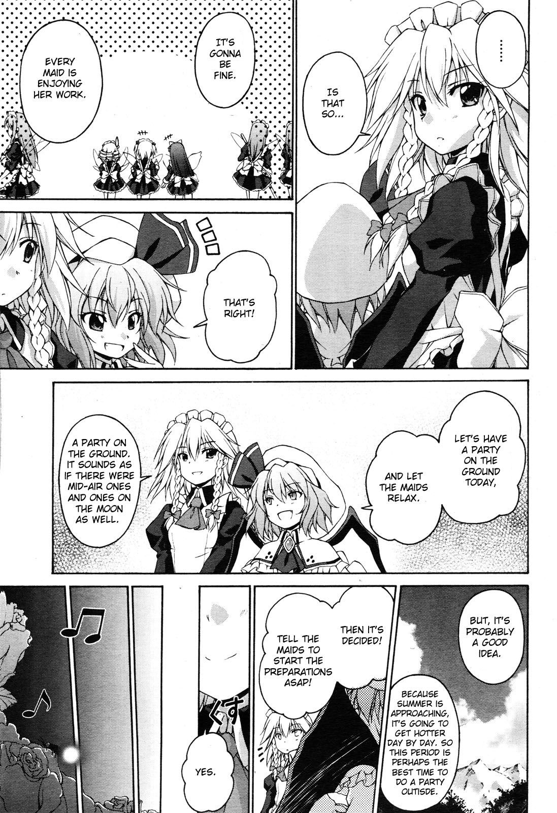 Touhou Sangetsusei: Strange and Bright Nature Deity Chapter 1 page 14 - Chapter 1: Villa of the Rainy Season