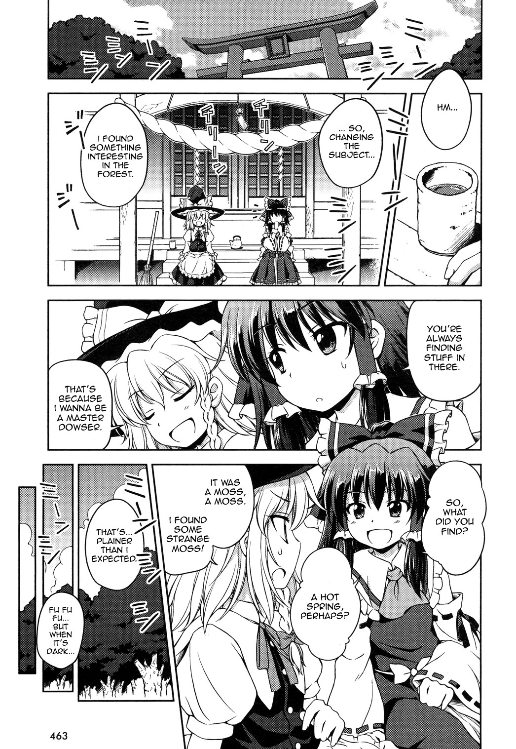 Touhou Sangetsusei: Strange and Bright Nature Deity Chapter 11 page 3 - Chapter 11: Xuanwu's Ravine (First Part)
