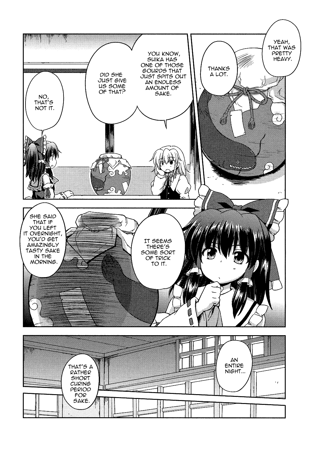 Touhou Sangetsusei: Strange and Bright Nature Deity Chapter 17 page 4 - Chapter 17: The Worm Inside the Jar, the Wine Worm's Vase (First Part)