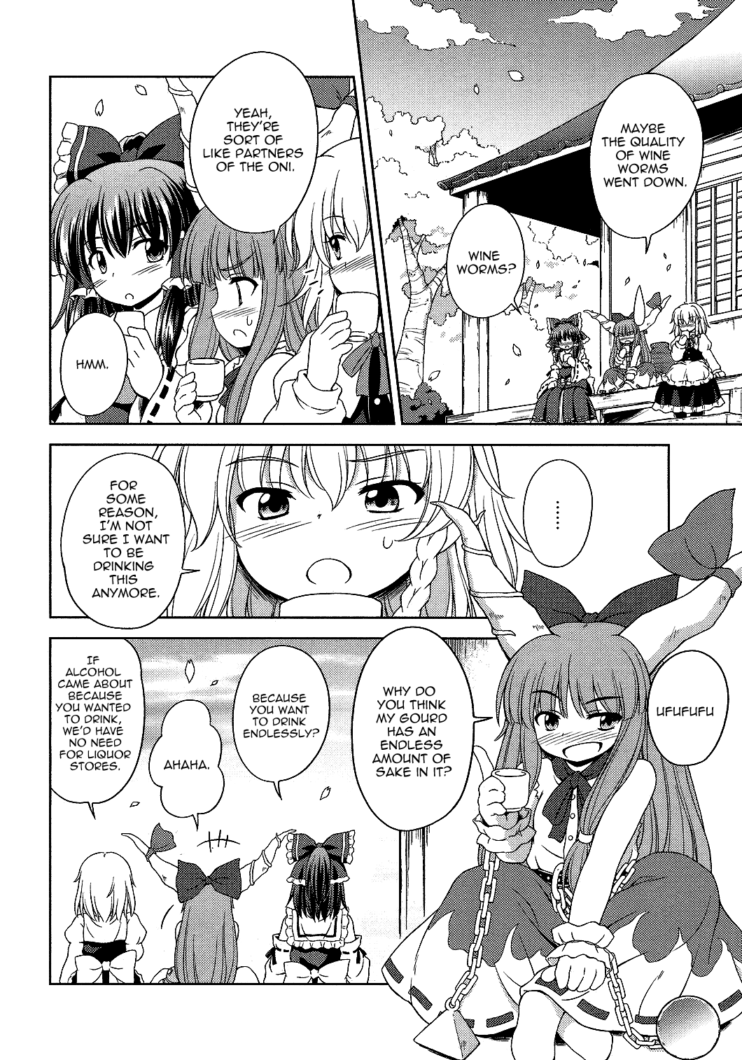 Touhou Sangetsusei: Strange and Bright Nature Deity Chapter 18 page 12 - Chapter 18: The Worm Inside the Jar, the Wine Worm's Vase (Latter Part)