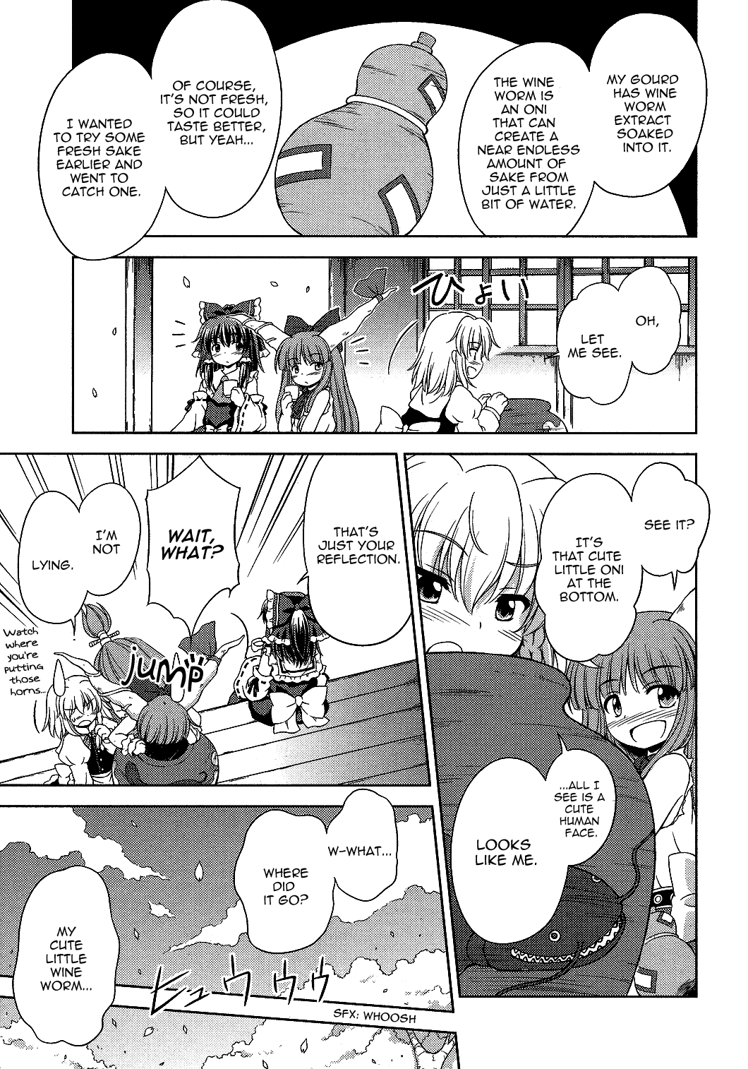 Touhou Sangetsusei: Strange and Bright Nature Deity Chapter 18 page 13 - Chapter 18: The Worm Inside the Jar, the Wine Worm's Vase (Latter Part)