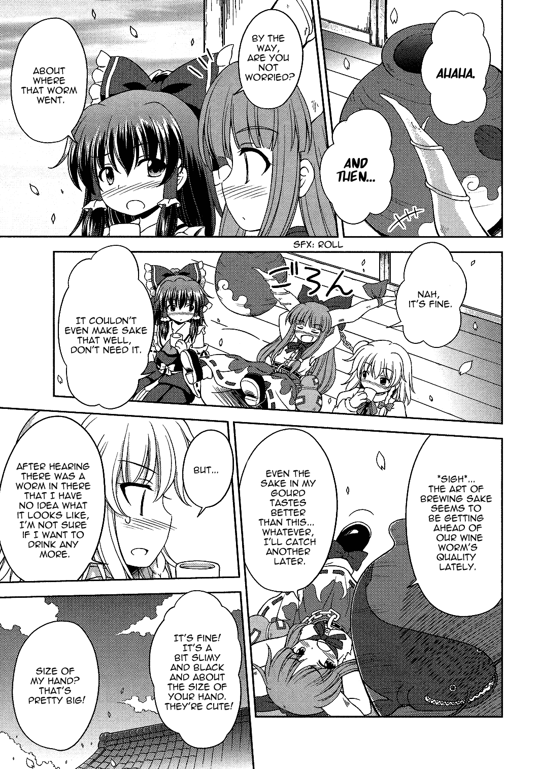 Touhou Sangetsusei: Strange and Bright Nature Deity Chapter 18 page 15 - Chapter 18: The Worm Inside the Jar, the Wine Worm's Vase (Latter Part)