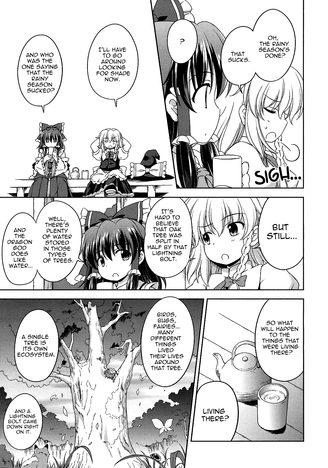 Touhou Sangetsusei: Strange and Bright Nature Deity Chapter 21 page 9 - Chapter 21: The Largest Organism in the World (First Part)