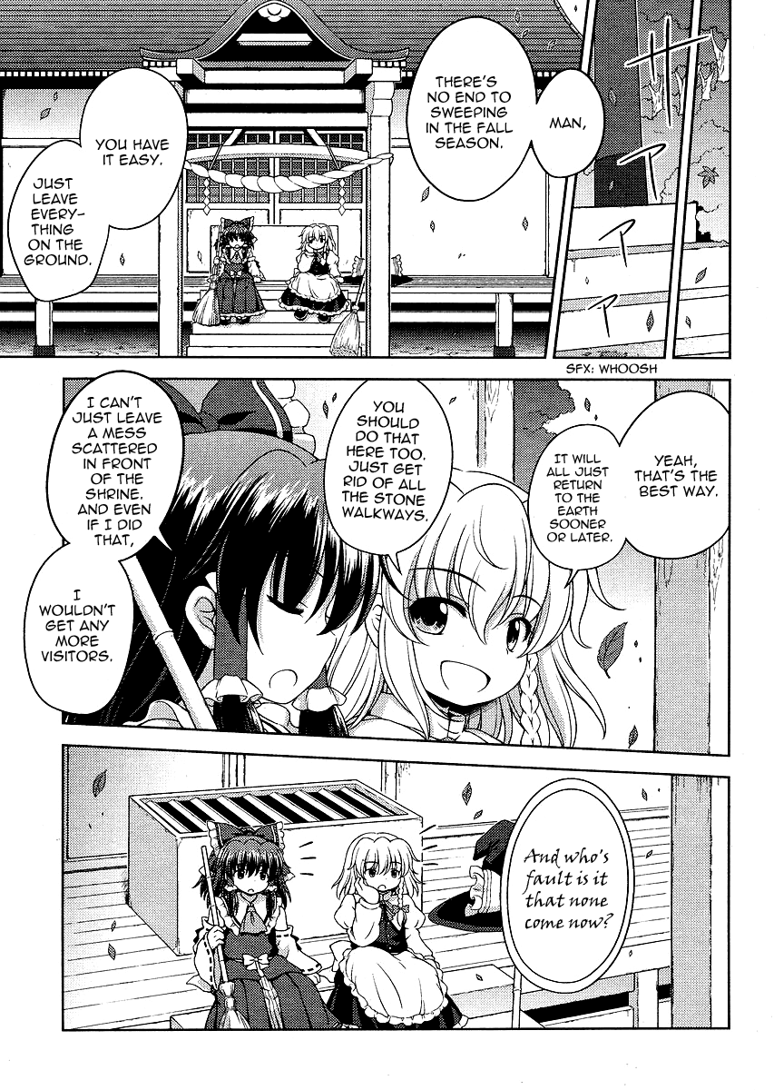 Touhou Sangetsusei: Strange and Bright Nature Deity Chapter 23 page 5 - Chapter 23: The Two Worlds (First Part)