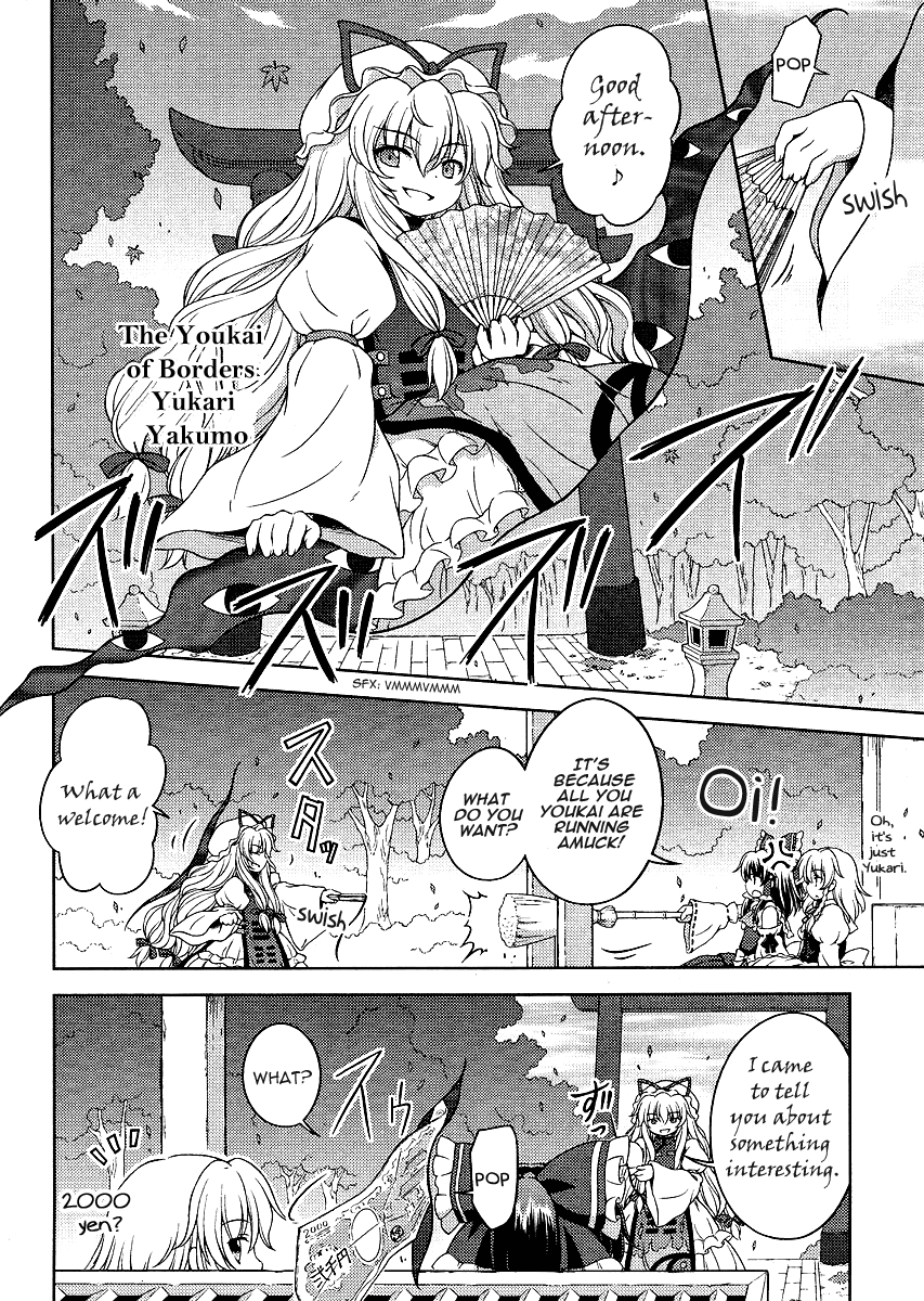Touhou Sangetsusei: Strange and Bright Nature Deity Chapter 23 page 6 - Chapter 23: The Two Worlds (First Part)