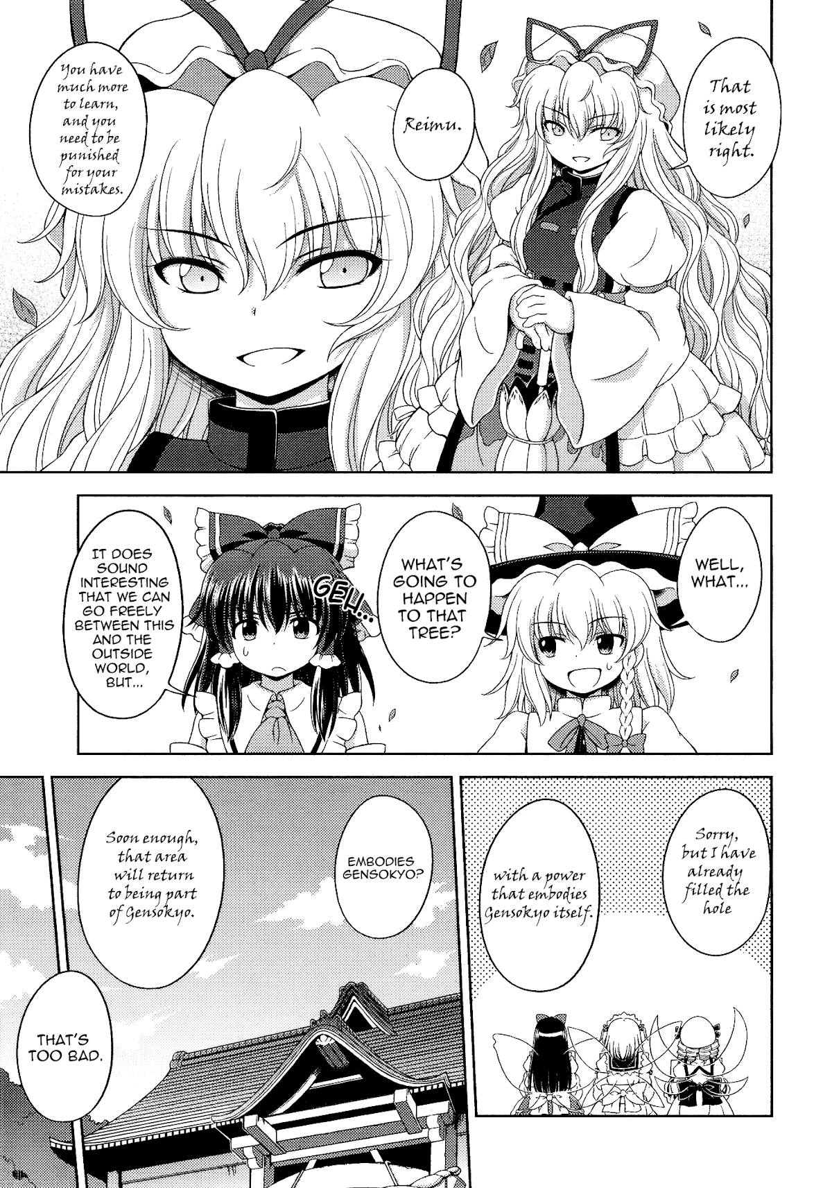 Touhou Sangetsusei: Strange and Bright Nature Deity Chapter 25 page 9 - Chapter 25: The Two Worlds (Final Part)