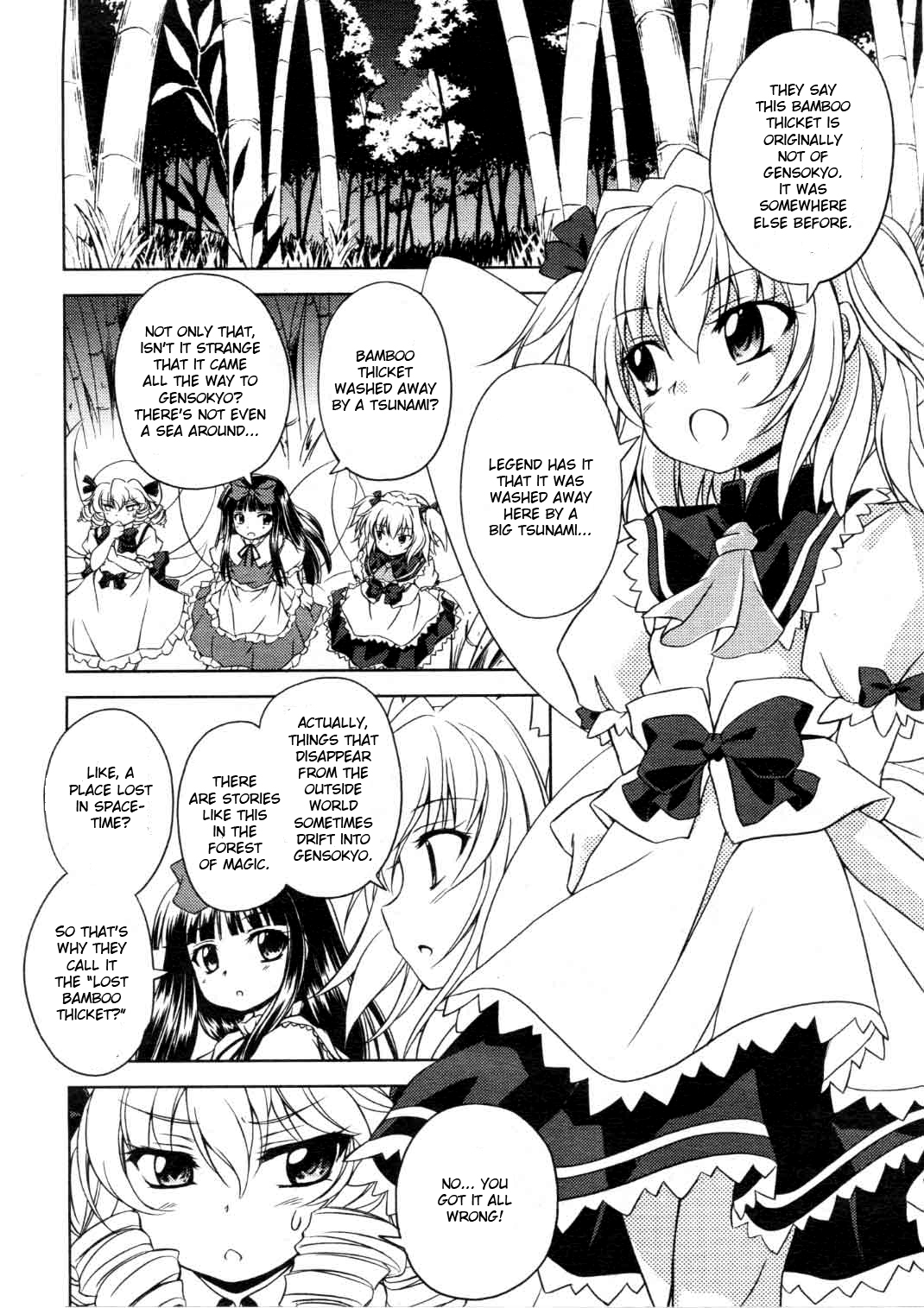 Touhou Sangetsusei: Strange and Bright Nature Deity Chapter 3 page 6 - Chapter 3: Tall Grass Rabbit
