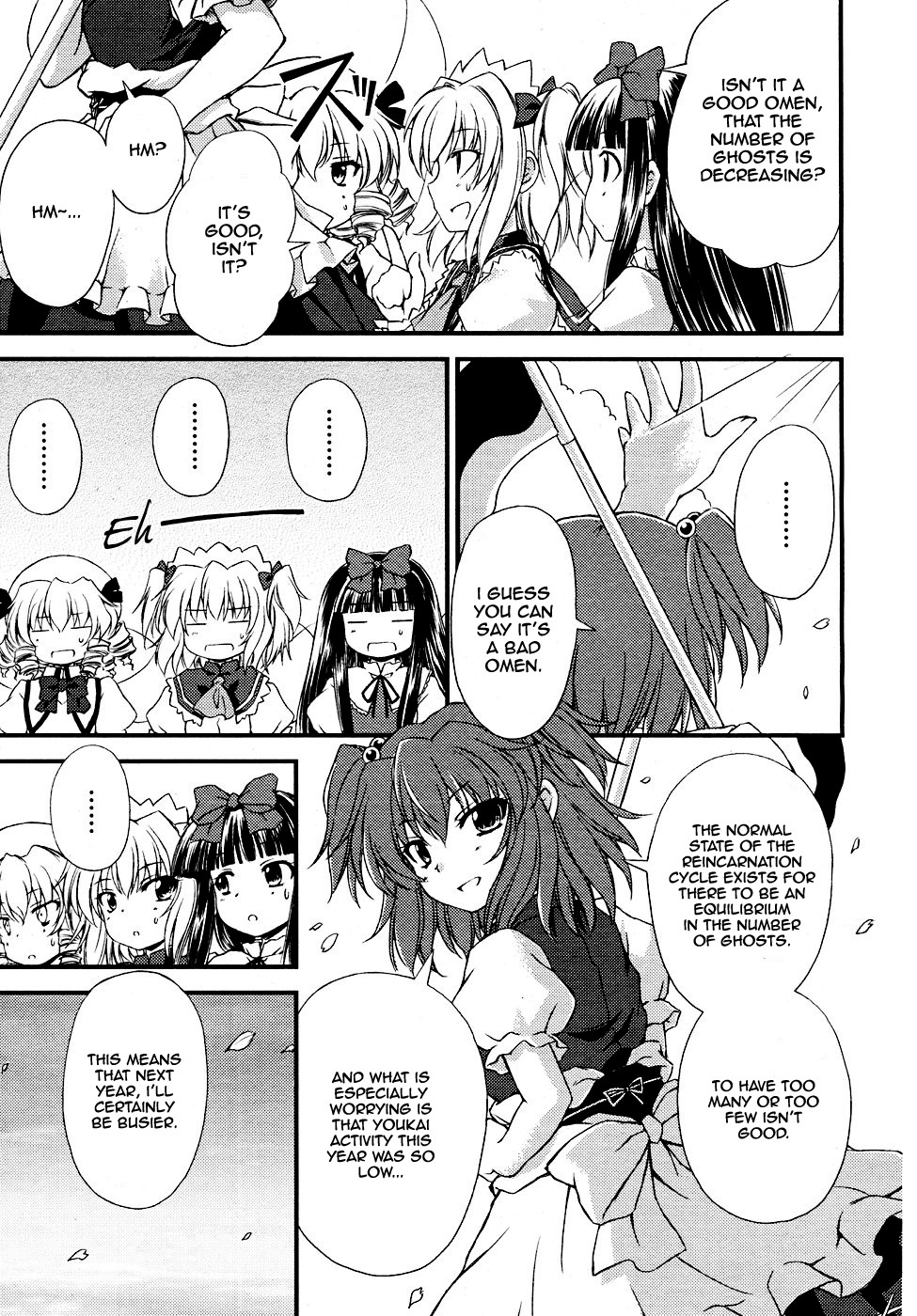 Touhou Sangetsusei: Strange and Bright Nature Deity Chapter 4 page 13 - Chapter 4: Beyond the Incidents