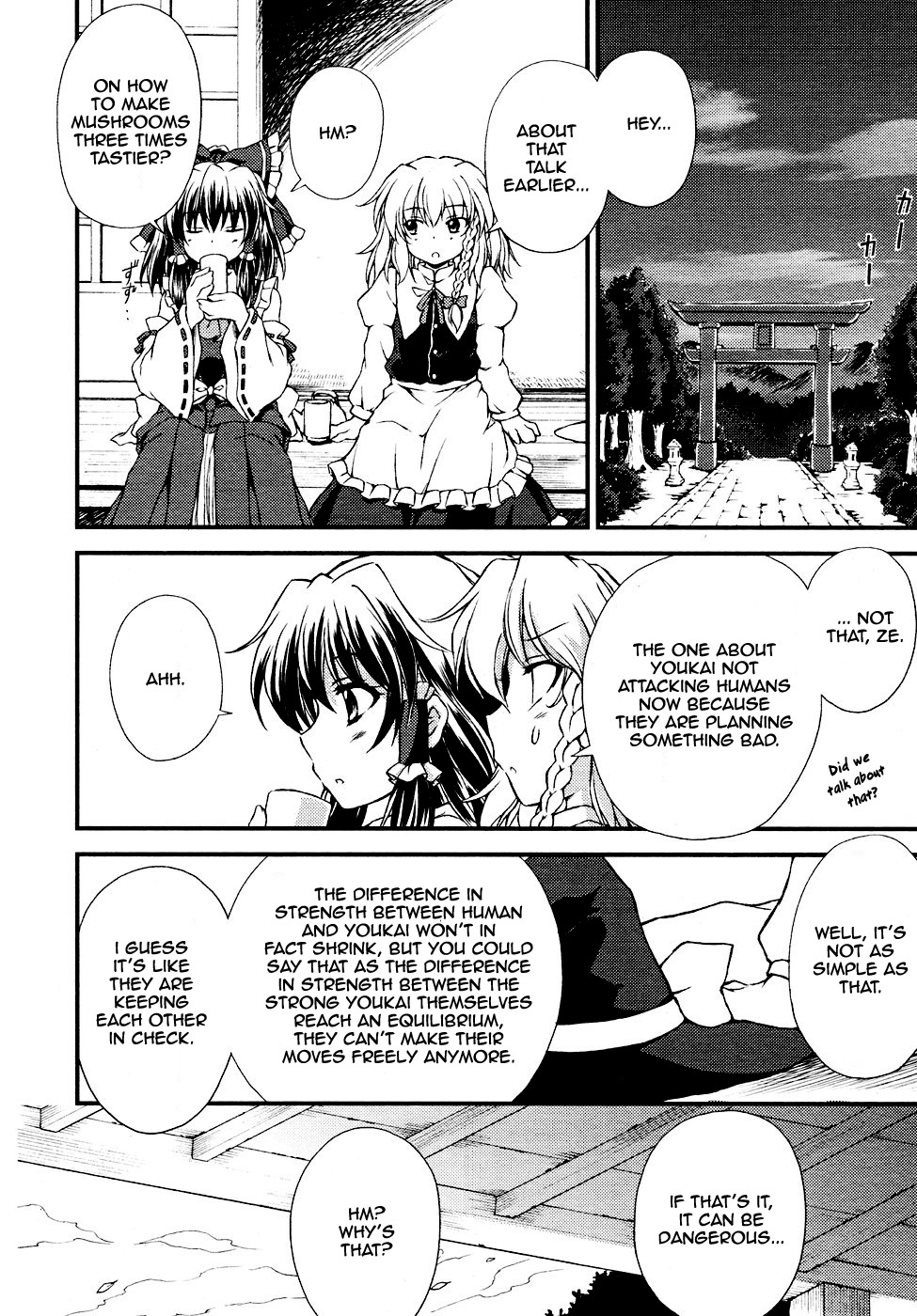Touhou Sangetsusei: Strange and Bright Nature Deity Chapter 4 page 14 - Chapter 4: Beyond the Incidents