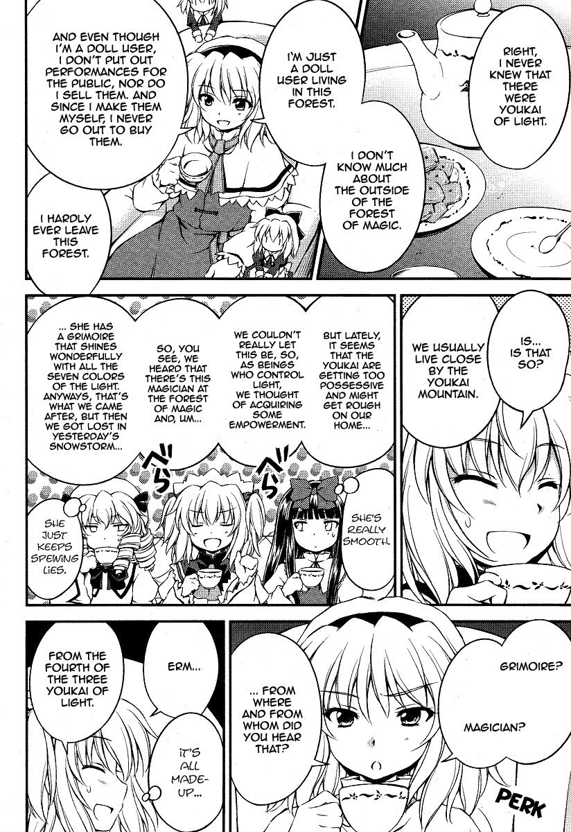 Touhou Sangetsusei: Strange and Bright Nature Deity Chapter 6 page 4 - Chapter 6: Witches and Lies (Latter Part)