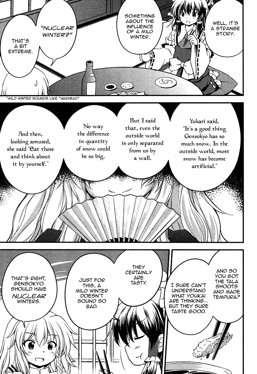 Touhou Sangetsusei: Strange and Bright Nature Deity Chapter 7 page 9 - Chapter 7: Spring's Illusion (First Part)