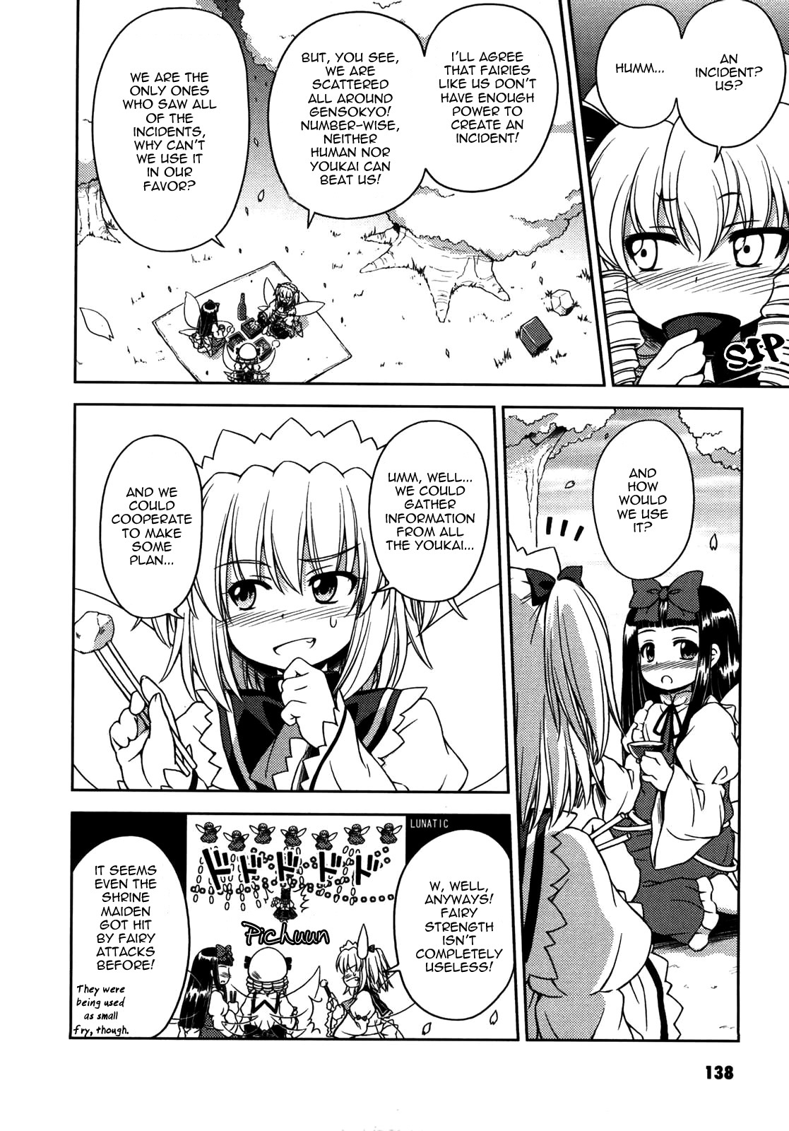 Touhou Sangetsusei: Strange and Bright Nature Deity Chapter 8.5 page 11 - Chapter 8.5: Make it Three Drinks