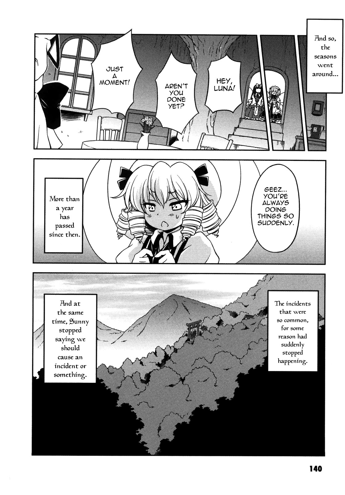 Touhou Sangetsusei: Strange and Bright Nature Deity Chapter 8.5 page 13 - Chapter 8.5: Make it Three Drinks