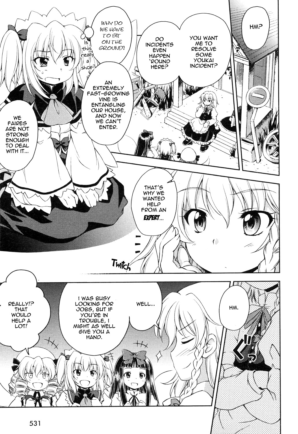 Touhou Sangetsusei: Strange and Bright Nature Deity Chapter 9 page 13 - Chapter 9: The Delicate Kirisame (First Part)