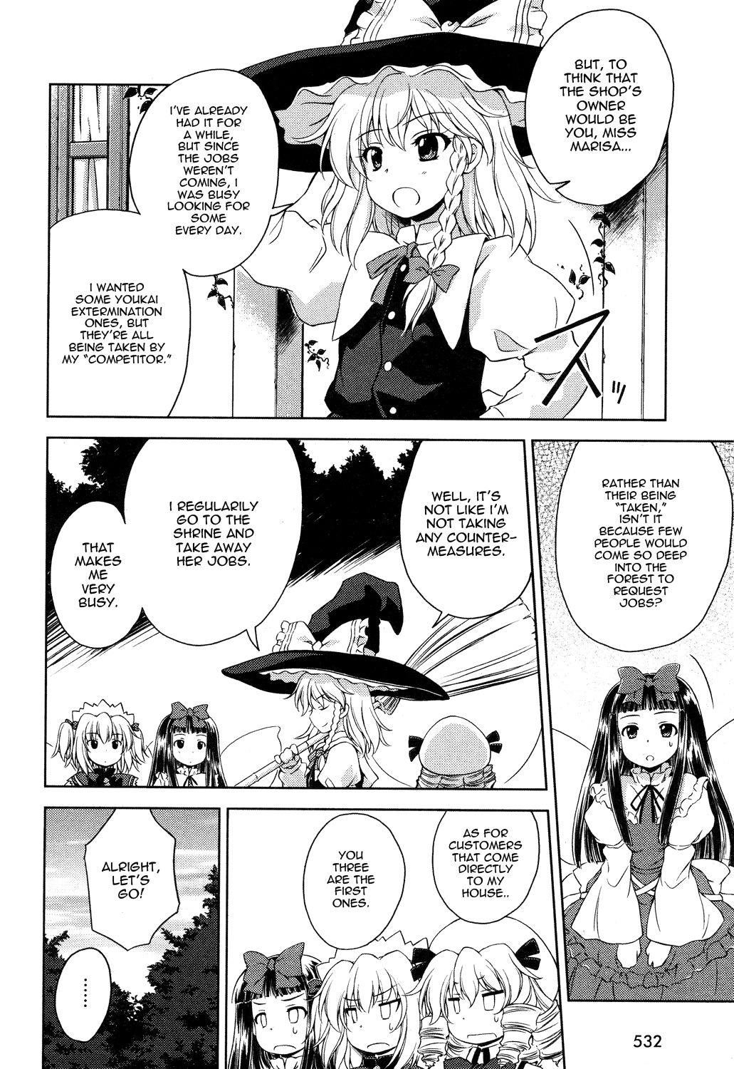 Touhou Sangetsusei: Strange and Bright Nature Deity Chapter 9 page 14 - Chapter 9: The Delicate Kirisame (First Part)