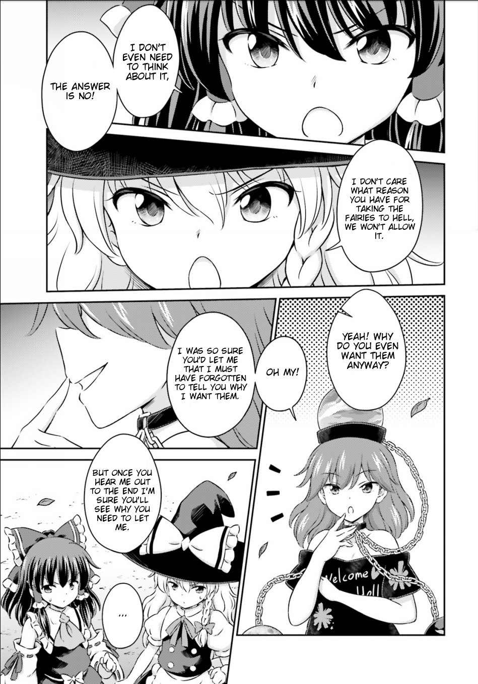 Touhou Sangetsusei - Visionary Fairies in Shrine. Chapter 14 page 3 - Chapter 14: The Treasonous Hell Fairy