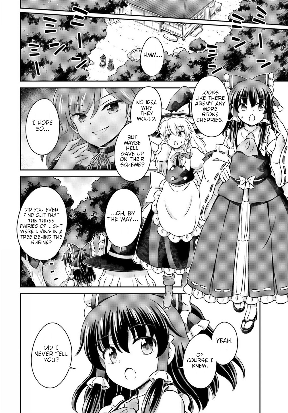 Touhou Sangetsusei - Visionary Fairies in Shrine. Chapter 15 page 33 - Chapter 15: The Strange Tale of the Fairy Incident [END]