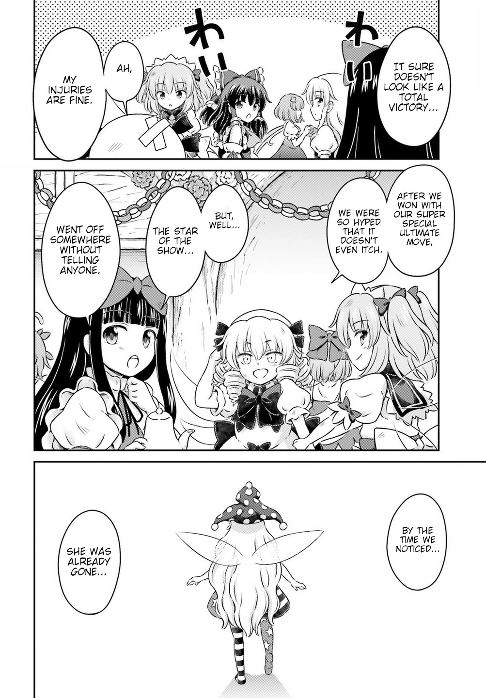 Touhou Sangetsusei - Visionary Fairies in Shrine. Chapter 15 page 38 - Chapter 15: The Strange Tale of the Fairy Incident [END]