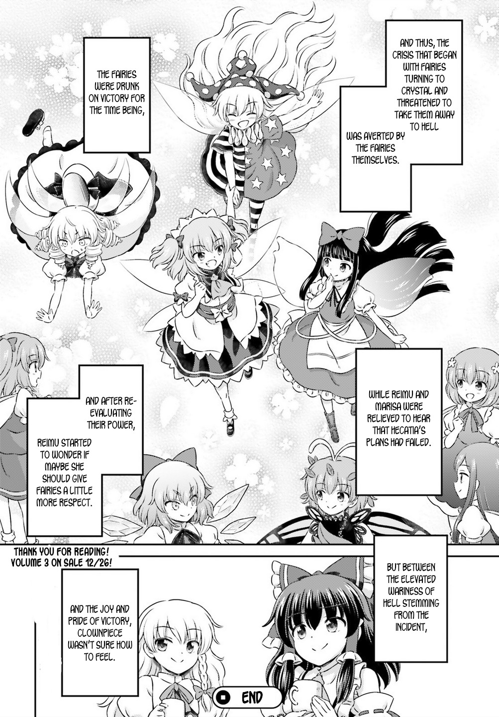 Touhou Sangetsusei - Visionary Fairies in Shrine. Chapter 15 page 42 - Chapter 15: The Strange Tale of the Fairy Incident [END]