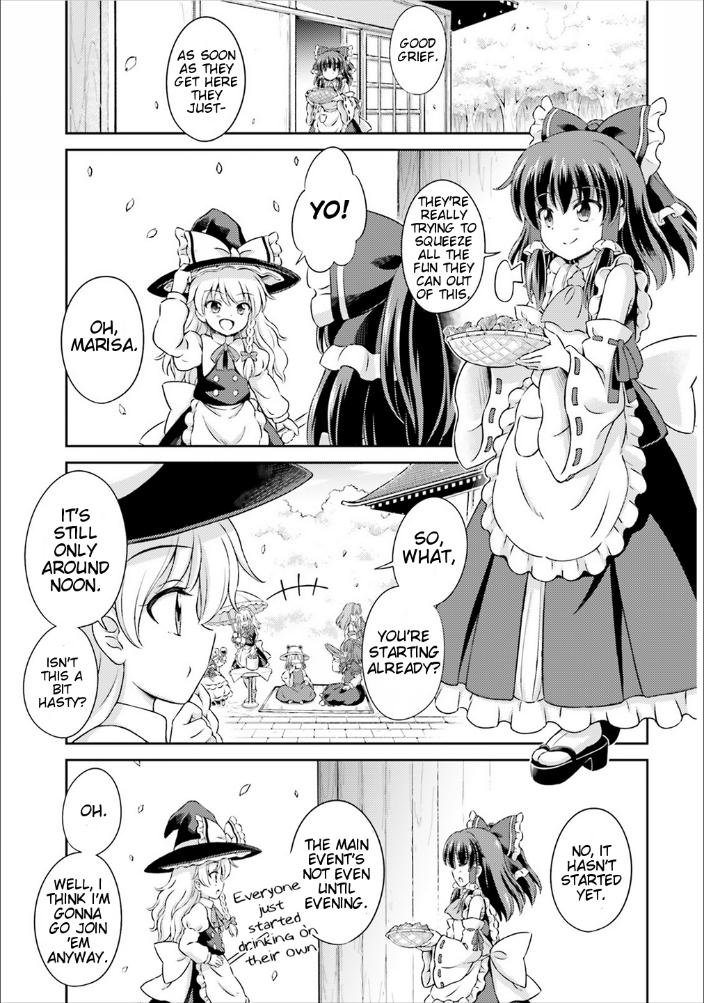 Touhou Sangetsusei - Visionary Fairies in Shrine. Chapter 2 page 13 - Chapter 2 : Hell Creeping Up From Underfoot