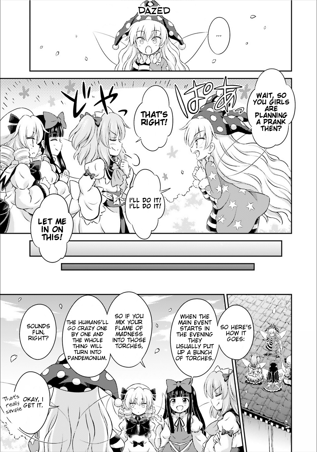 Touhou Sangetsusei - Visionary Fairies in Shrine. Chapter 2 page 17 - Chapter 2 : Hell Creeping Up From Underfoot