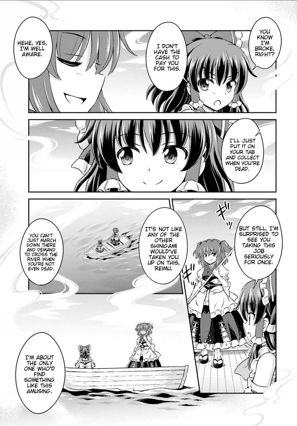 Touhou Sangetsusei - Visionary Fairies in Shrine. Chapter 5 page 19 - Chapter 5: Reimu's Tour of Hell