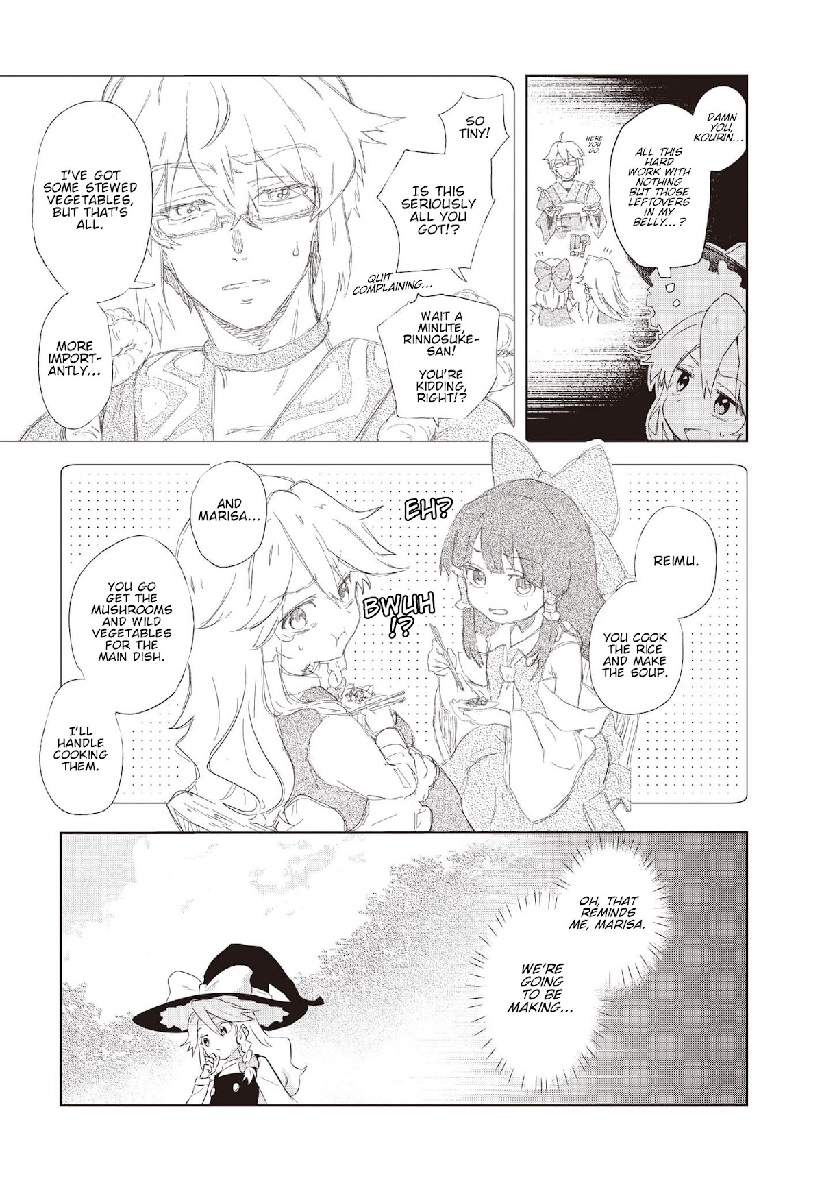 Touhou ~ Starving Marisa's Blessed Meal Chapter 1 page 7 - Chapter 1