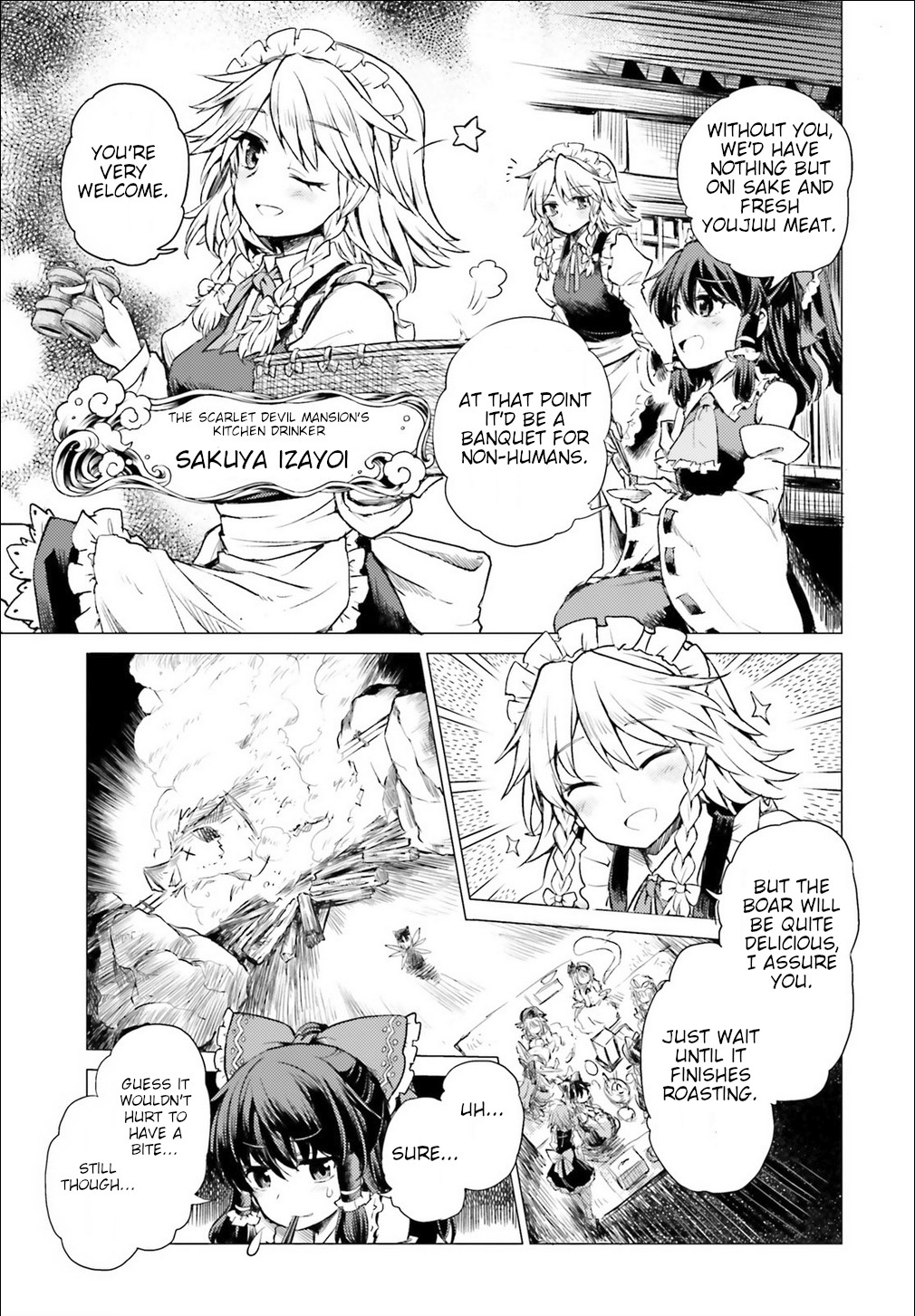 Touhou Suichouka ~ Lotus Eater-tachi no Suisei Chapter 1 page 21 - Chapter 1: A Drunken Evening Leaves No Memories Part 1