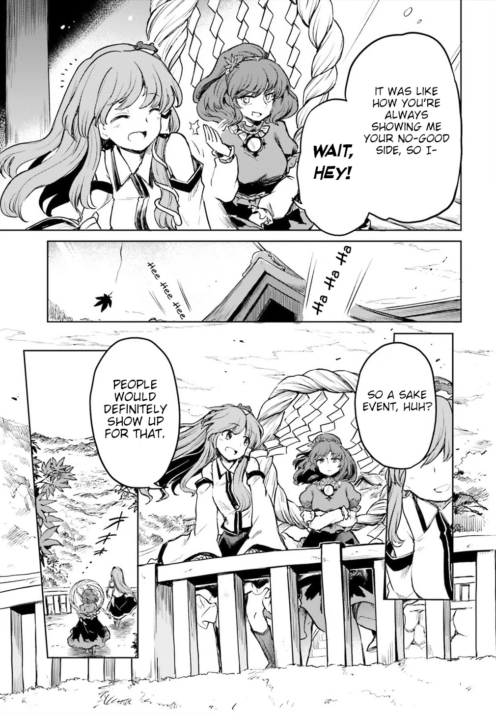 Touhou Suichouka ~ Lotus Eater-tachi no Suisei Chapter 13 page 17 - Chapter 13: Sake is an Oni's Wages (Part 1)