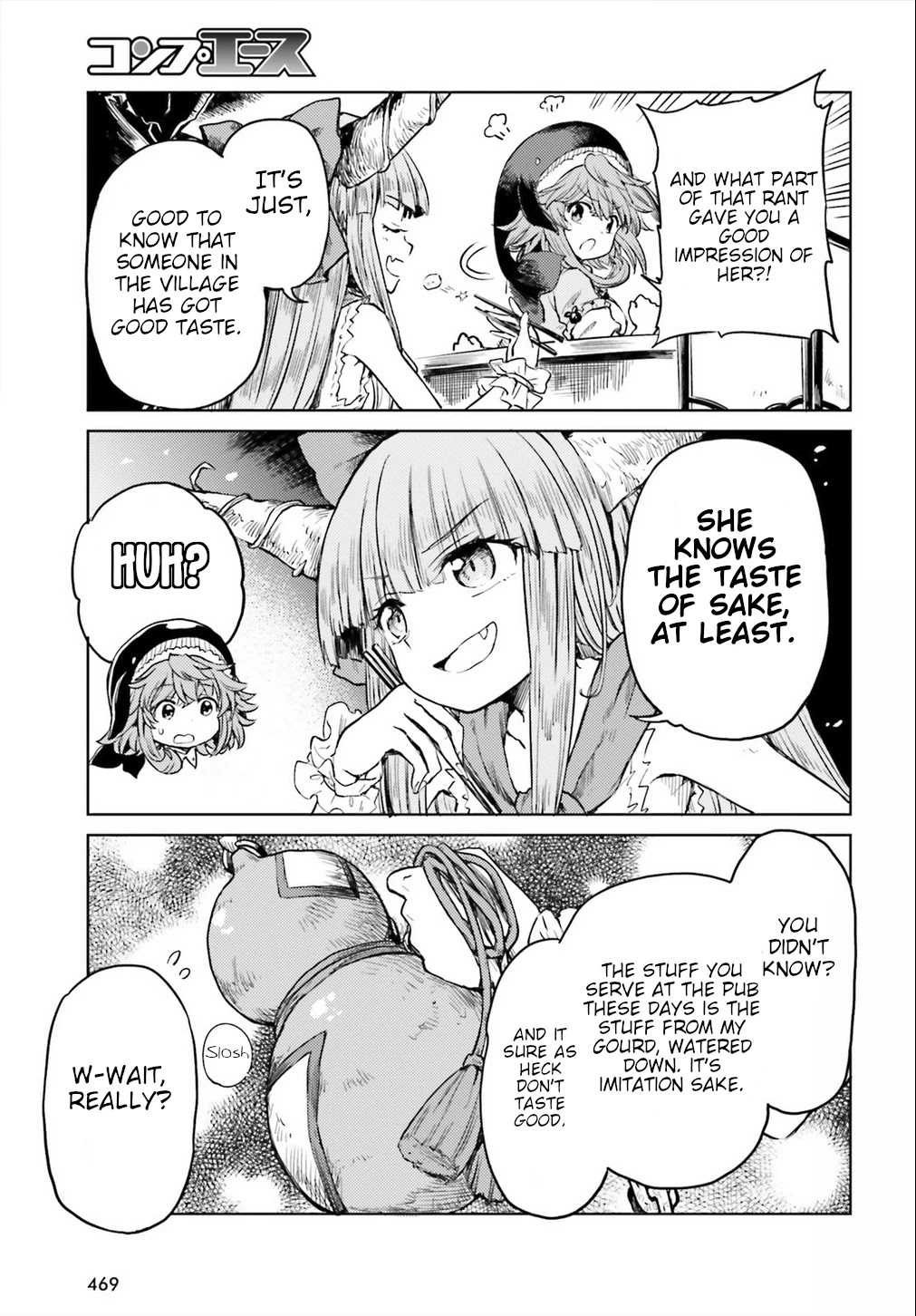 Touhou Suichouka ~ Lotus Eater-tachi no Suisei Chapter 13 page 9 - Chapter 13: Sake is an Oni's Wages (Part 1)