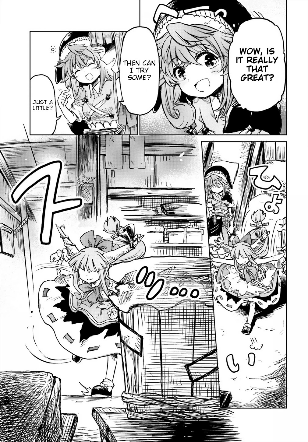 Touhou Suichouka ~ Lotus Eater-tachi no Suisei Chapter 14 page 7 - Chapter 14: Sake is an Oni's Wages (Part 2)