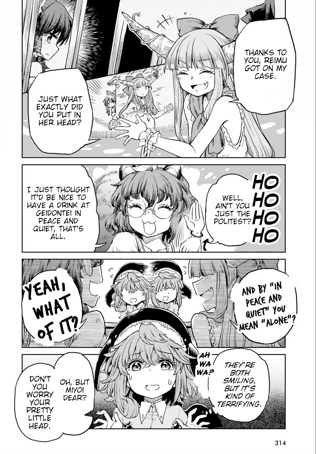 Touhou Suichouka ~ Lotus Eater-tachi no Suisei Chapter 20 page 6 - Chapter 20: Frog in a Bottle