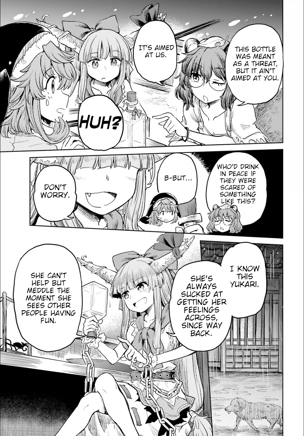 Touhou Suichouka ~ Lotus Eater-tachi no Suisei Chapter 20 page 7 - Chapter 20: Frog in a Bottle