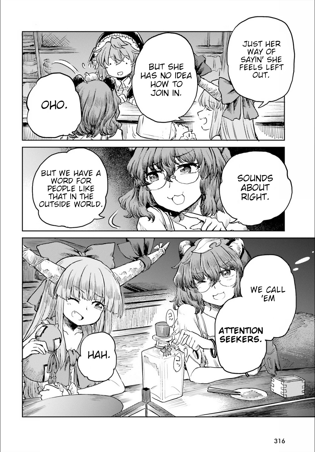Touhou Suichouka ~ Lotus Eater-tachi no Suisei Chapter 20 page 8 - Chapter 20: Frog in a Bottle