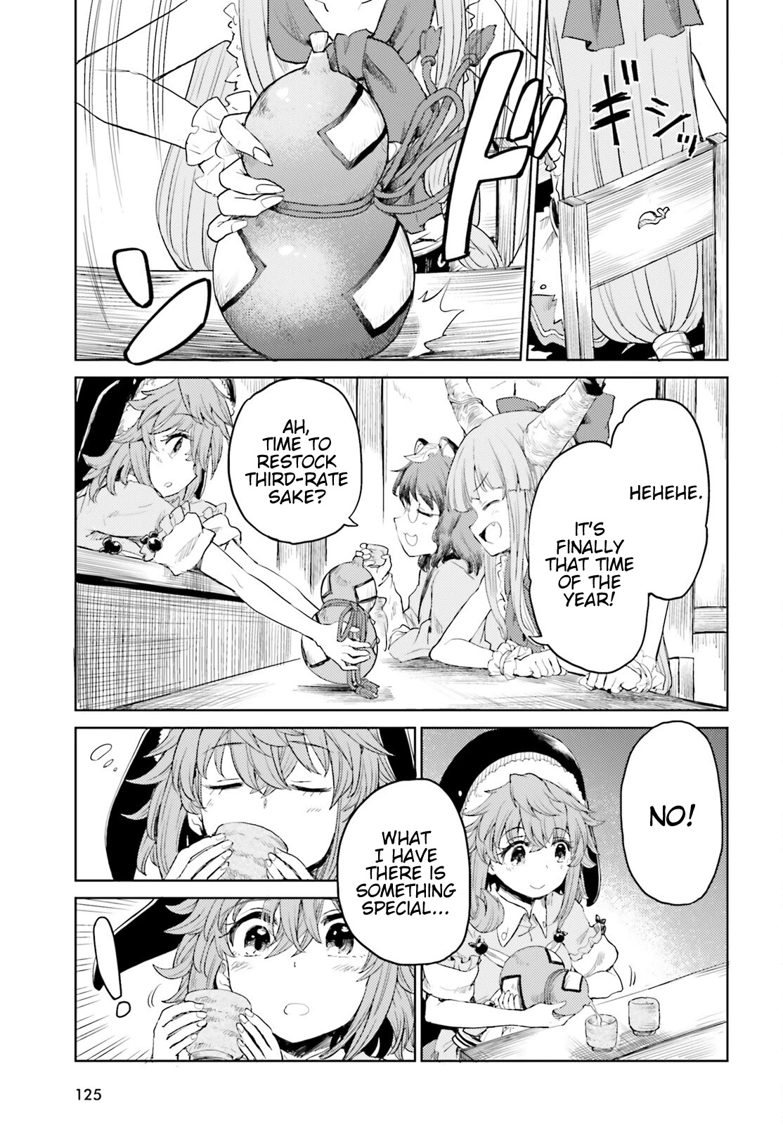 Touhou Suichouka ~ Lotus Eater-tachi no Suisei Chapter 25 page 7 - Chapter 25: Let Sleeping Sake Lie (Part 1)