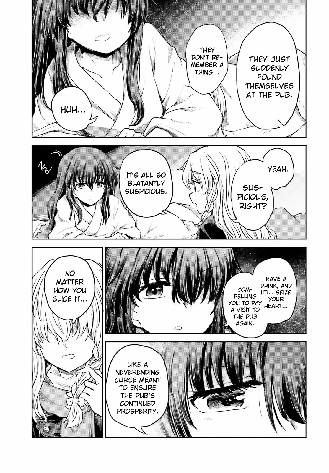 Touhou Suichouka ~ Lotus Eater-tachi no Suisei Chapter 26 page 11 - Chapter 26: Let Sleeping Sake Lie (Part 2)
