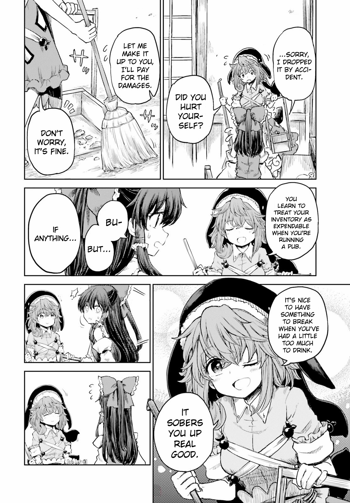 Touhou Suichouka ~ Lotus Eater-tachi no Suisei Chapter 26 page 6 - Chapter 26: Let Sleeping Sake Lie (Part 2)