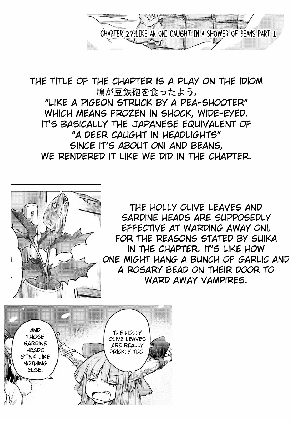 Touhou Suichouka ~ Lotus Eater-tachi no Suisei Chapter 27 page 21 - Chapter 27: Like an Oni Caught in a Showe of Beans - Part 1