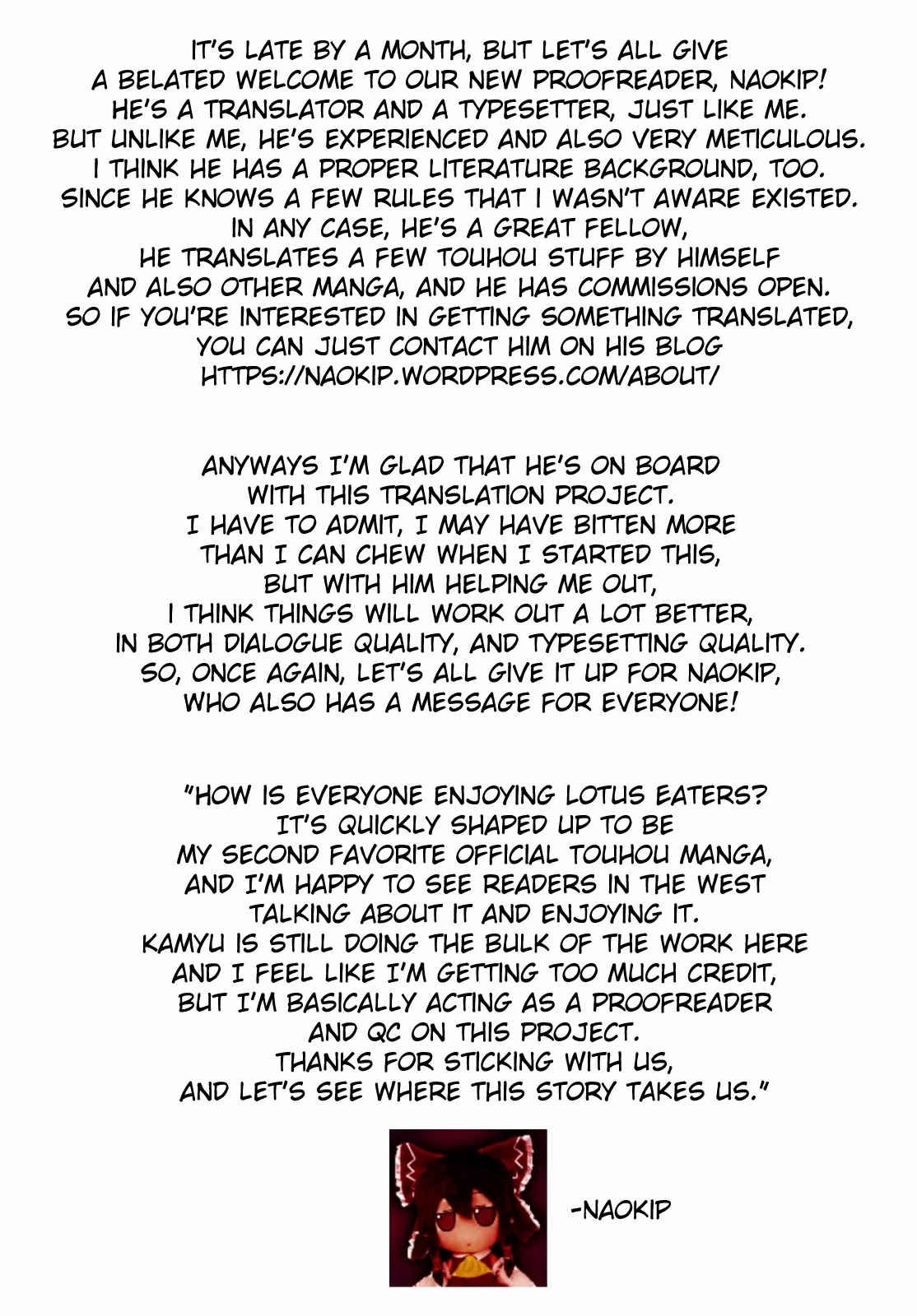 Touhou Suichouka ~ Lotus Eater-tachi no Suisei Chapter 27 page 23 - Chapter 27: Like an Oni Caught in a Showe of Beans - Part 1