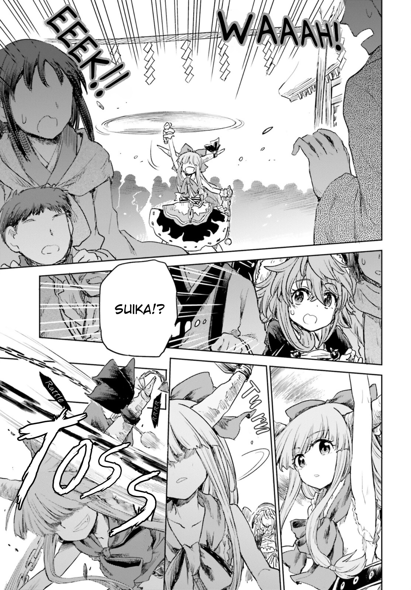 Touhou Suichouka ~ Lotus Eater-tachi no Suisei Chapter 28 page 11 - Chapter 28: Like an Oni Caught in a Shower of Beans - Part 2