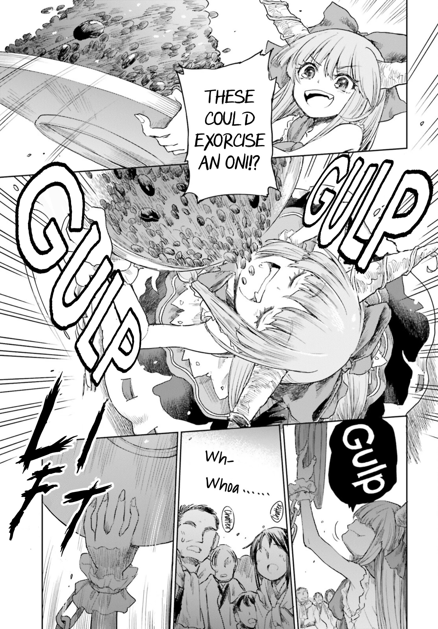 Touhou Suichouka ~ Lotus Eater-tachi no Suisei Chapter 28 page 13 - Chapter 28: Like an Oni Caught in a Shower of Beans - Part 2